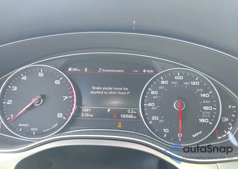 2016 Audi A6 3.0T Premium Plus from USA, damaged, VIN WAUHGAFC4GN032661